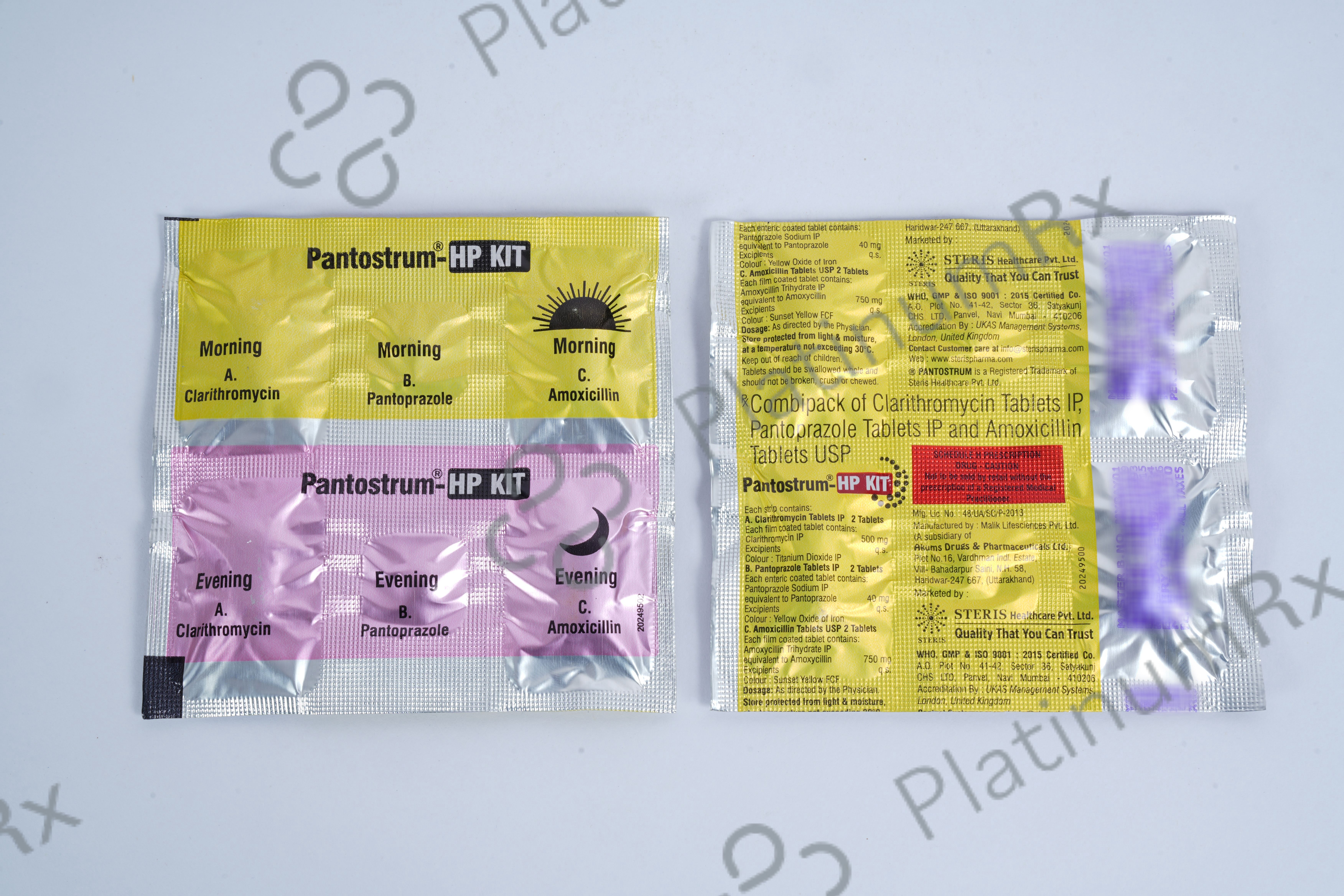 Pantostrum HP Kit 750/40/500mg Tablet 6s