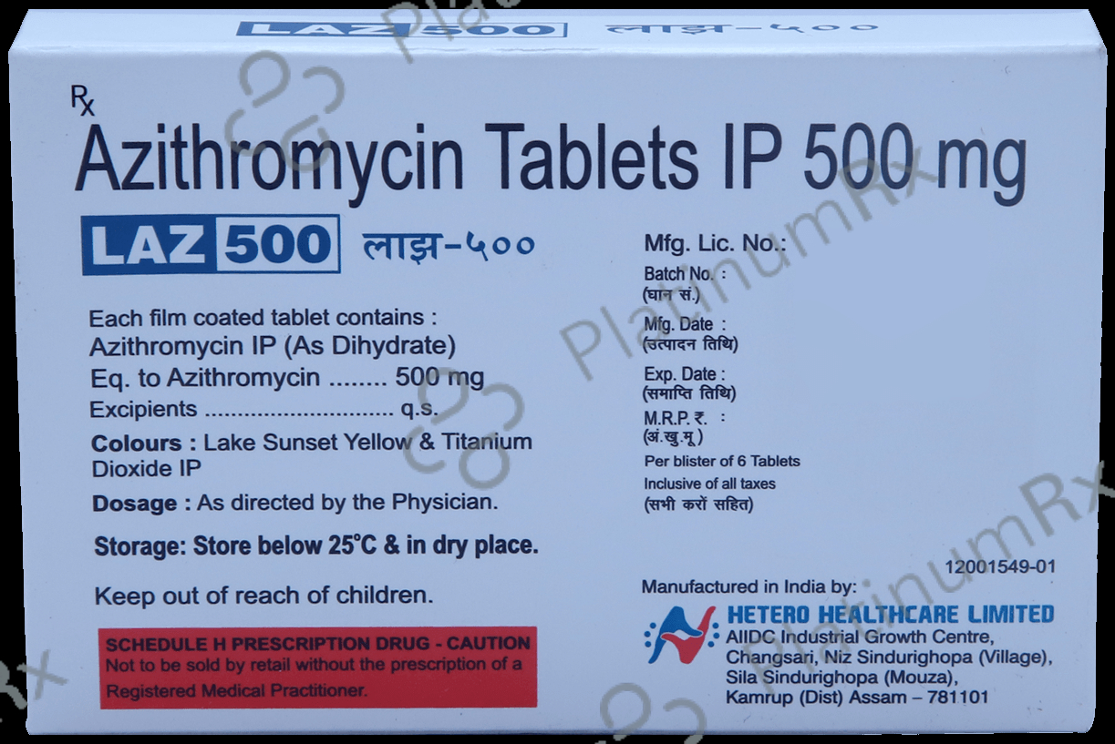 Laz 500mg Tablet 6s