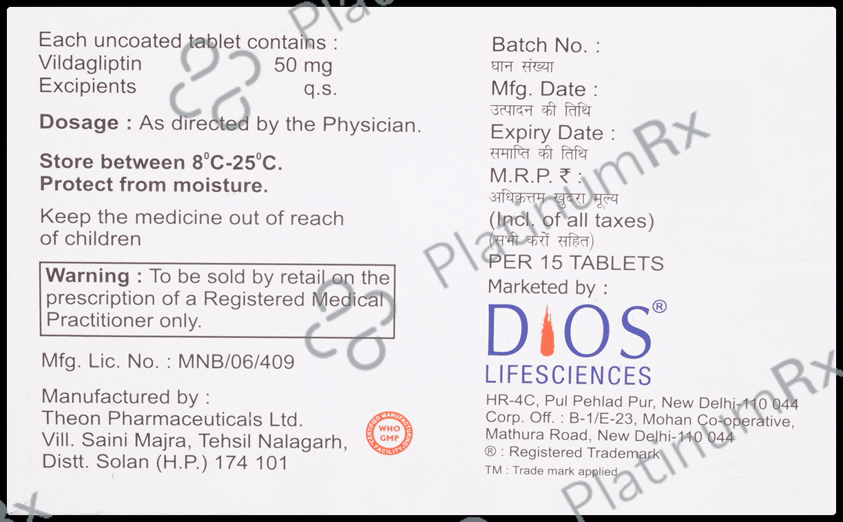 Xilda 50mg Tablet 15s