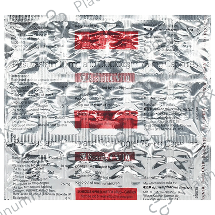 Rosufit CV 10/75mg Capsule 15s
