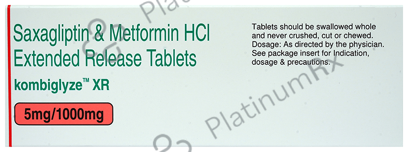 Kombiglyze XR 5/1000mg Tablet 7s