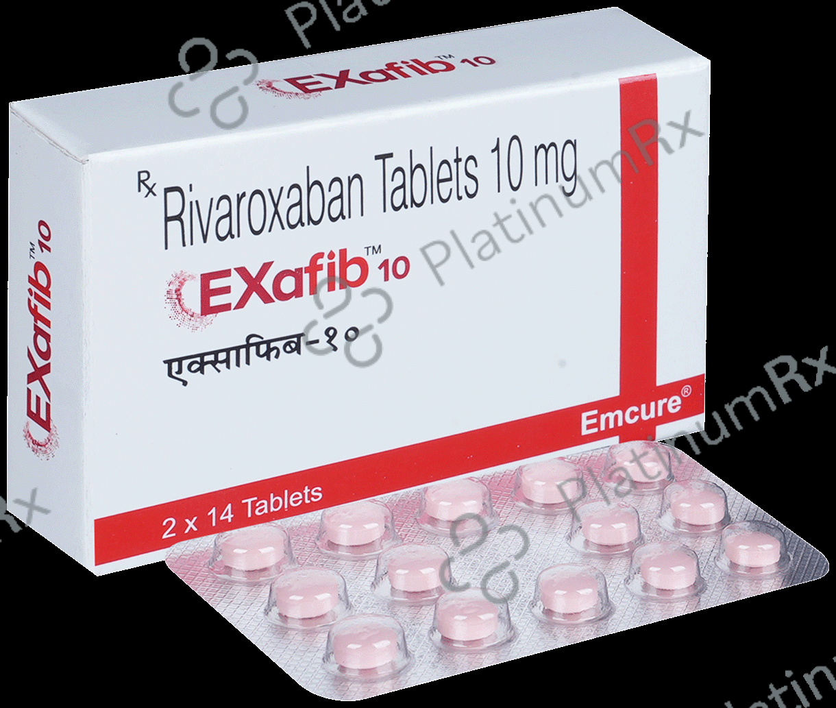 Exafib 10mg Tablet 14s