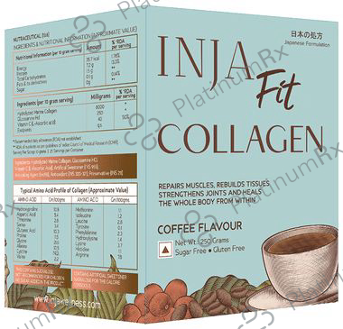 Inja Fit Collagen for Muscle, Joint & Tissue Health - Flavour Powder Coffee