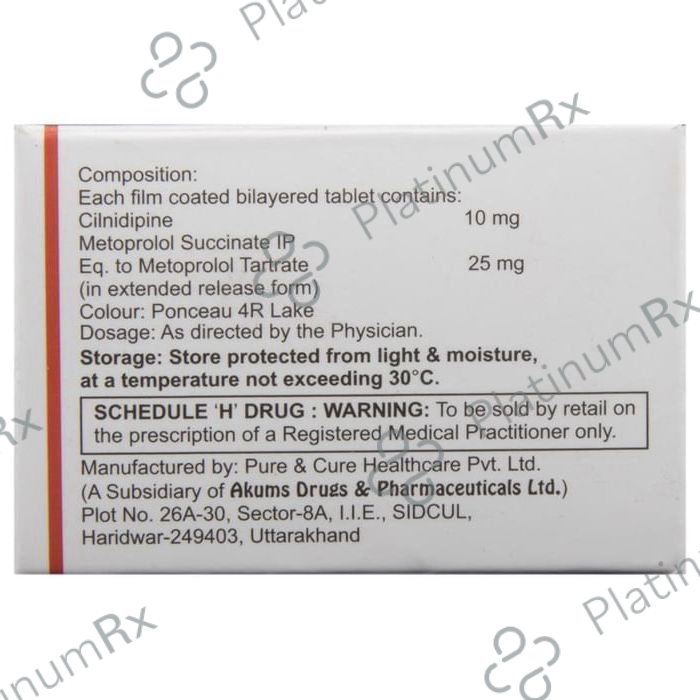 LN Met 10/25mg Tablet ER 10s