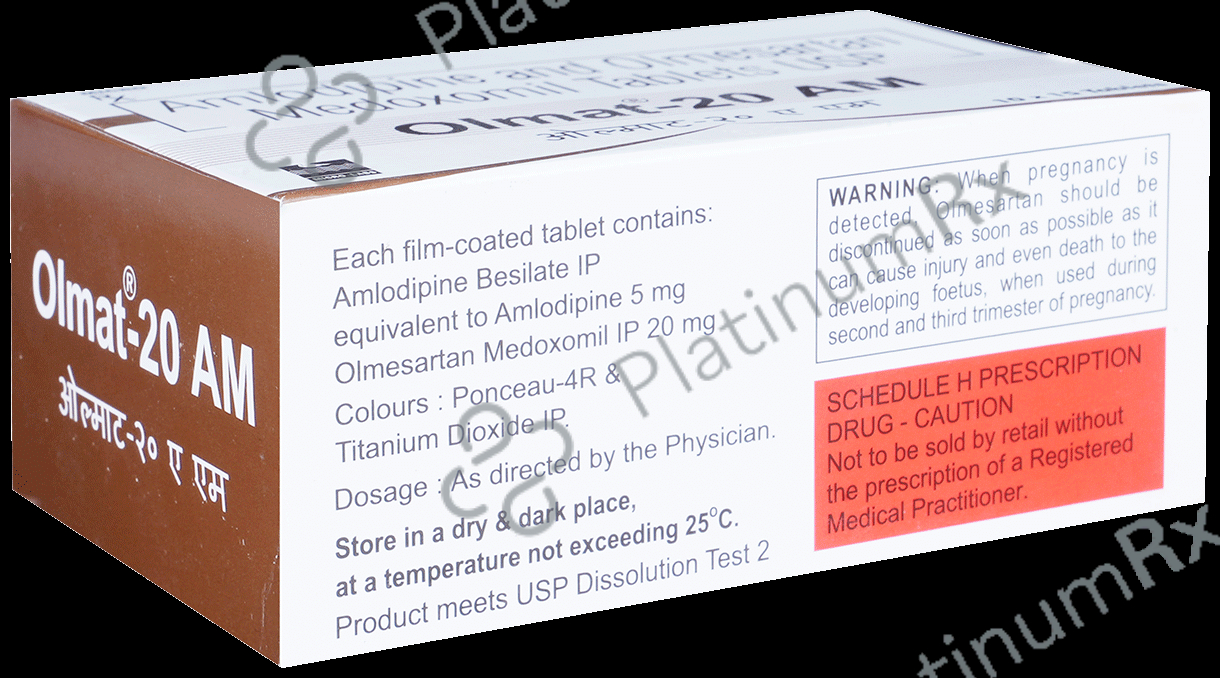 Olmat 20 AM 20/5mg Tablet 15s