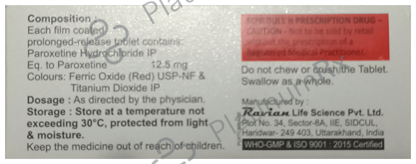 Poluxetine 12.5mg Tablet PR