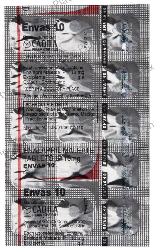 Envas 10mg Tablet 15s