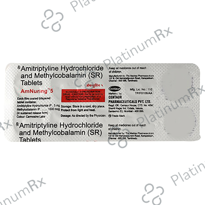 Amnuring 5mg/1500mcg Tablet SR 10s