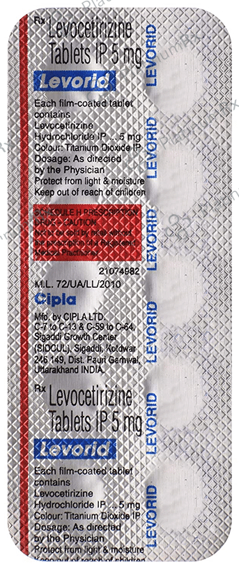 Levorid 5mg Tablet 10s