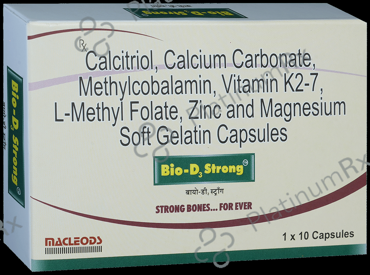 Bio D3 Strong Soft Gelatin Capsule 10s