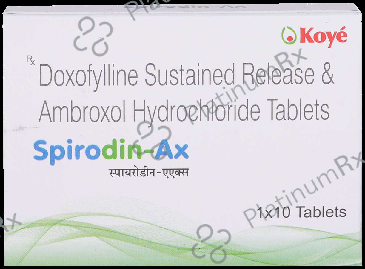 Spirodin AX 30/400mg Tablet 10s