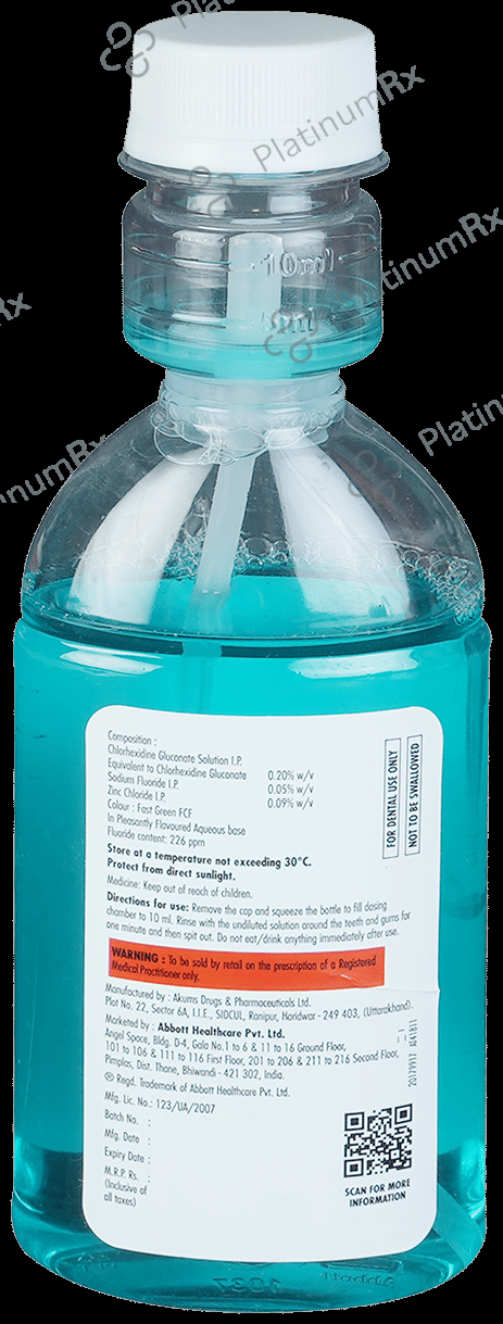 Orahex DG Oral Rinse Spearmint Sugar Free Mouth Wash 150ml
