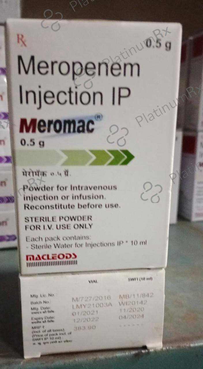 Meromac 500mg Injection 1s