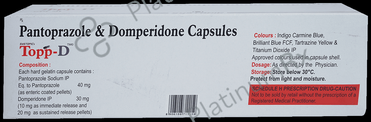 Topp D 30/40mg Capsule PR 10S