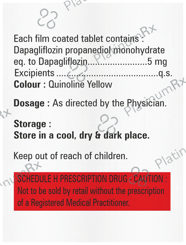 Dapocee 5mg Tablet