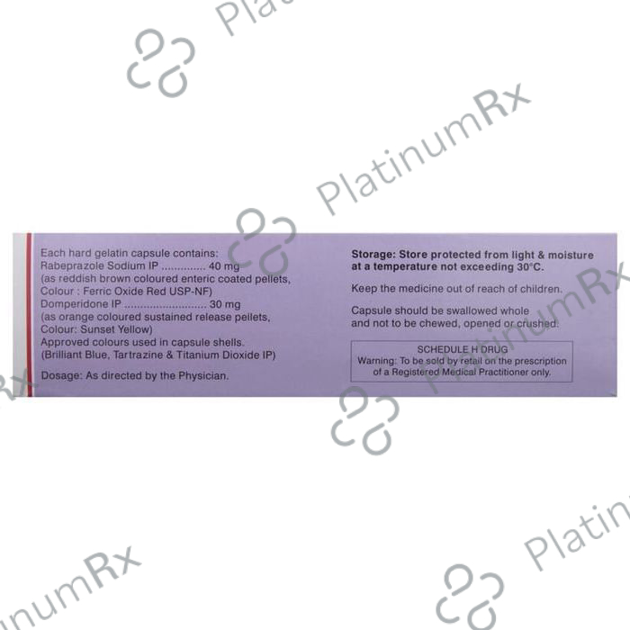 Rablet D 40/30mg Capsule SR 10s