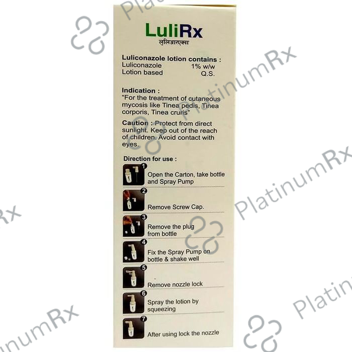 Lulirx Spray 50 Lotion