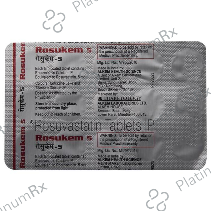 Rosukem 5mg Tablet 15s