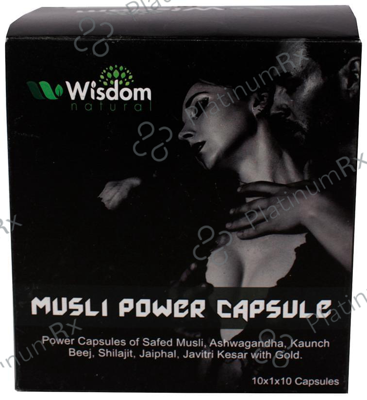 Wisdom Natural Musli Power Capsule