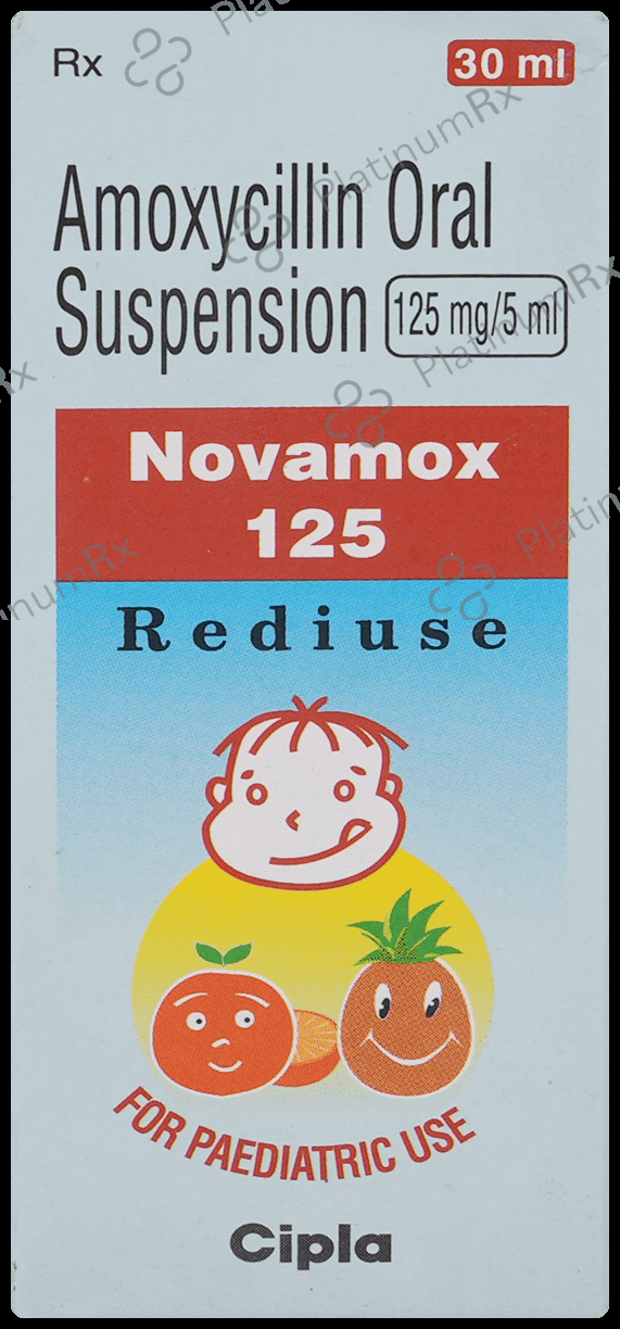 Novamox 125mg Rediuse Oral Suspension 30ml