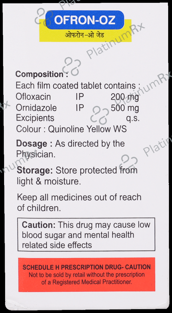 Ofron-OZ Tablet