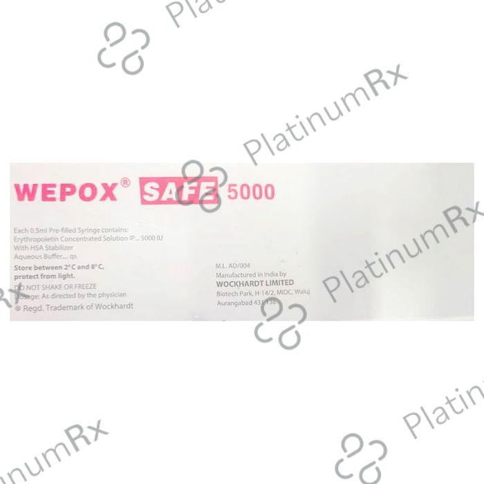 Wepox 5000IU Injection 0.5ml