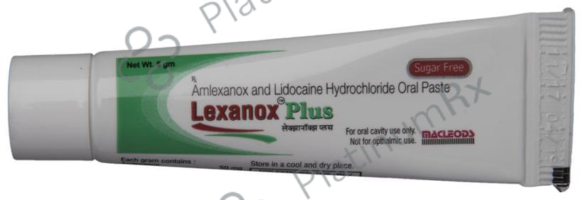 Lexanox Plus Oral Paste Sugar Free 5gm