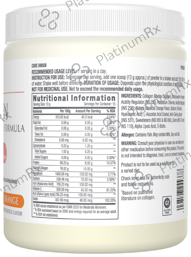 GNC Collagen Powder Orange
