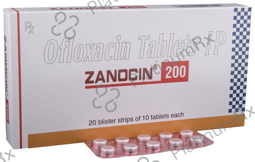 Zanocin 200mg Tablet 10s