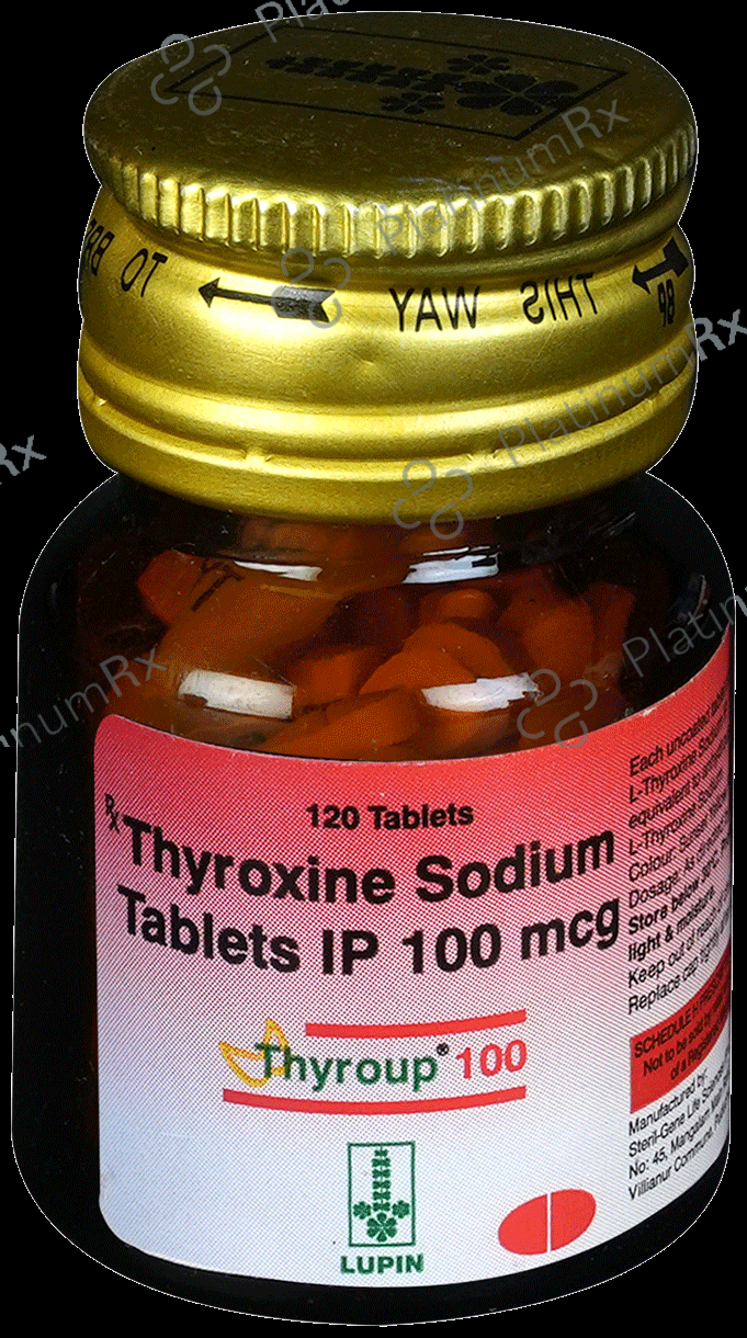 Thyroup 100mg Tablet 120s