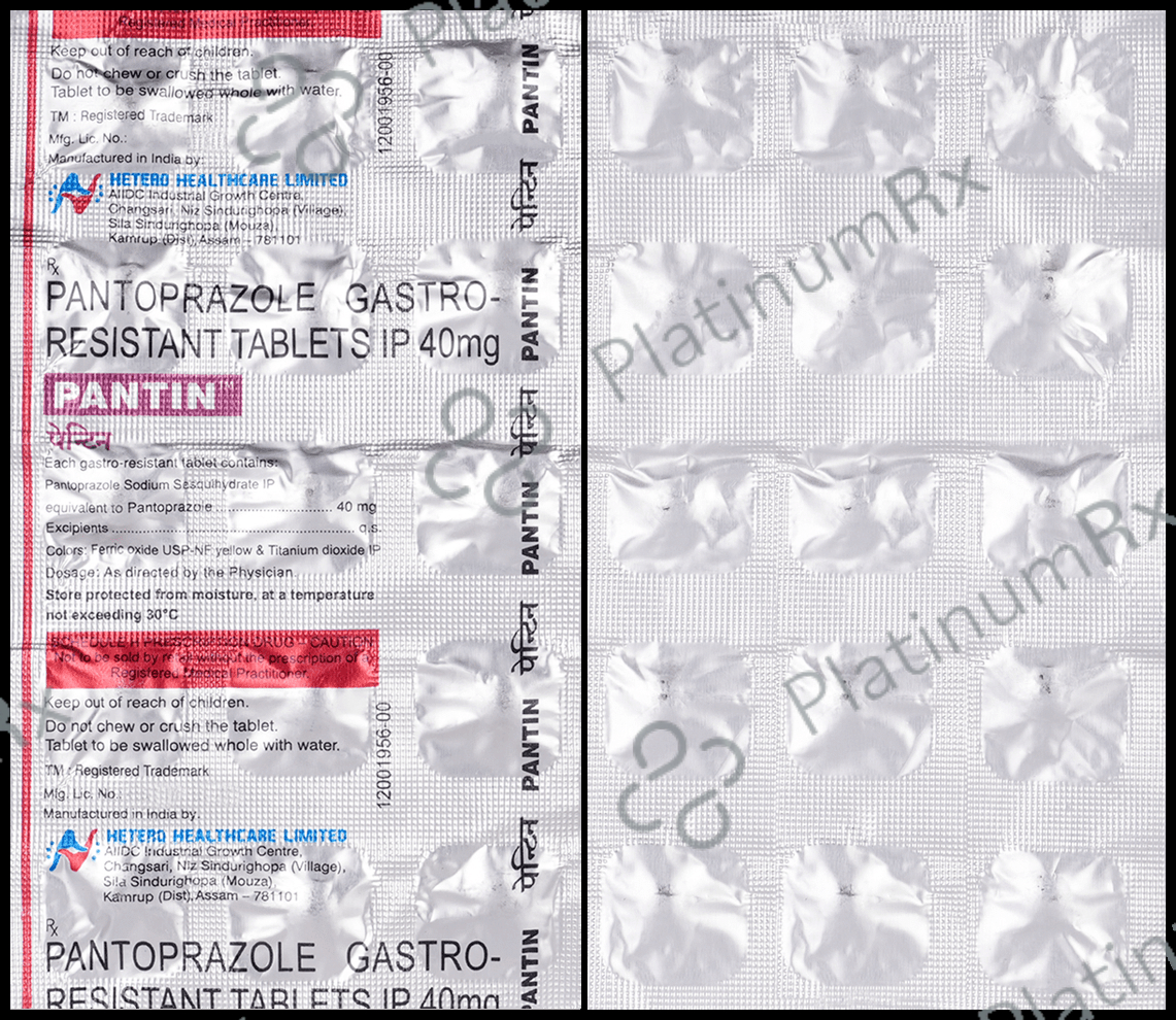 Pantin 40mg Tablet 15s
