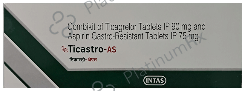 Ticastro AS 75/90mg Tablet Combikit 21s
