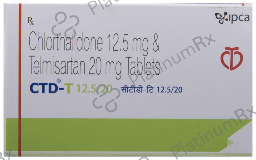 CTD-T 12.5/20 Tablet 10 Tablet