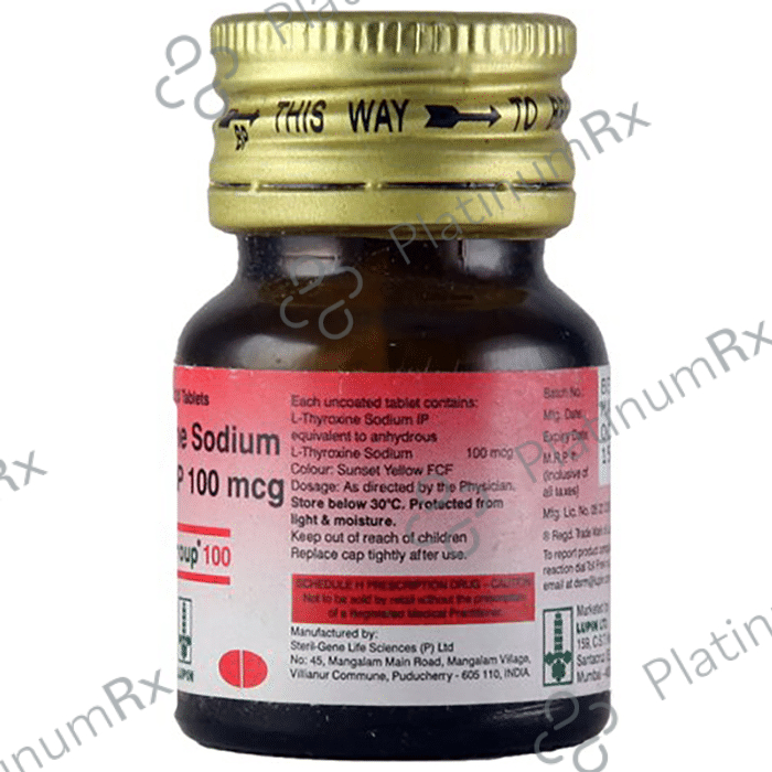 Thyroup 100mg Tablet 120s