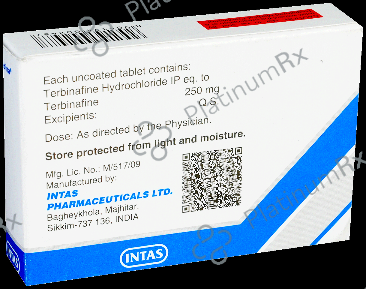 Tebina 250mg Tablet 7s