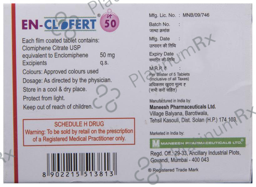 EN-Clofert 50 Tablet