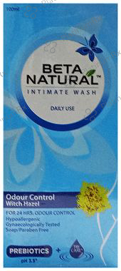 Beta Natural Intimate Wash Witch Hazel