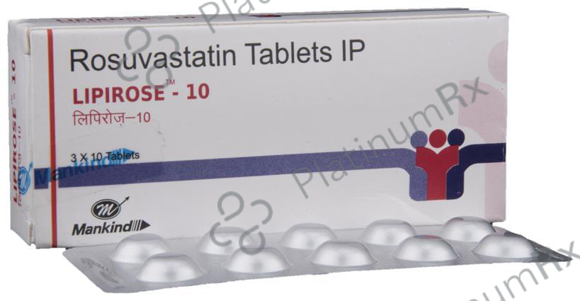 Lipirose 10mg Tablet 10s