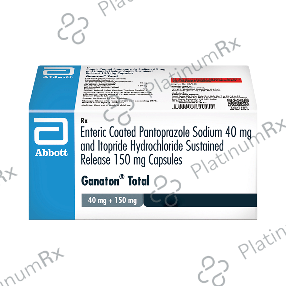 Ganaton Total 150/40mg Capsule SR 10s