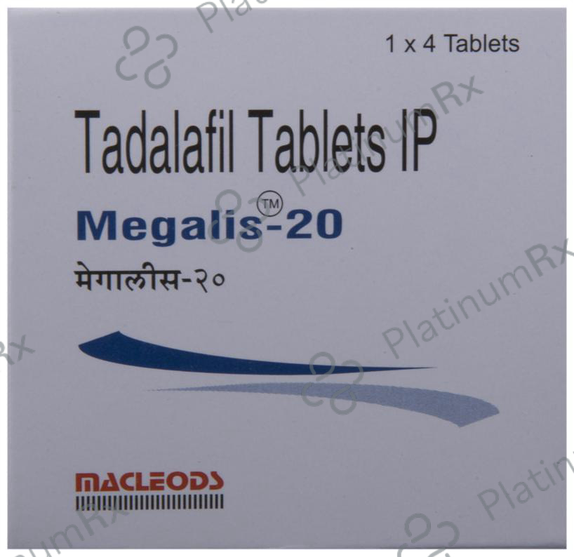 Megalis 20mg Tablet 4s