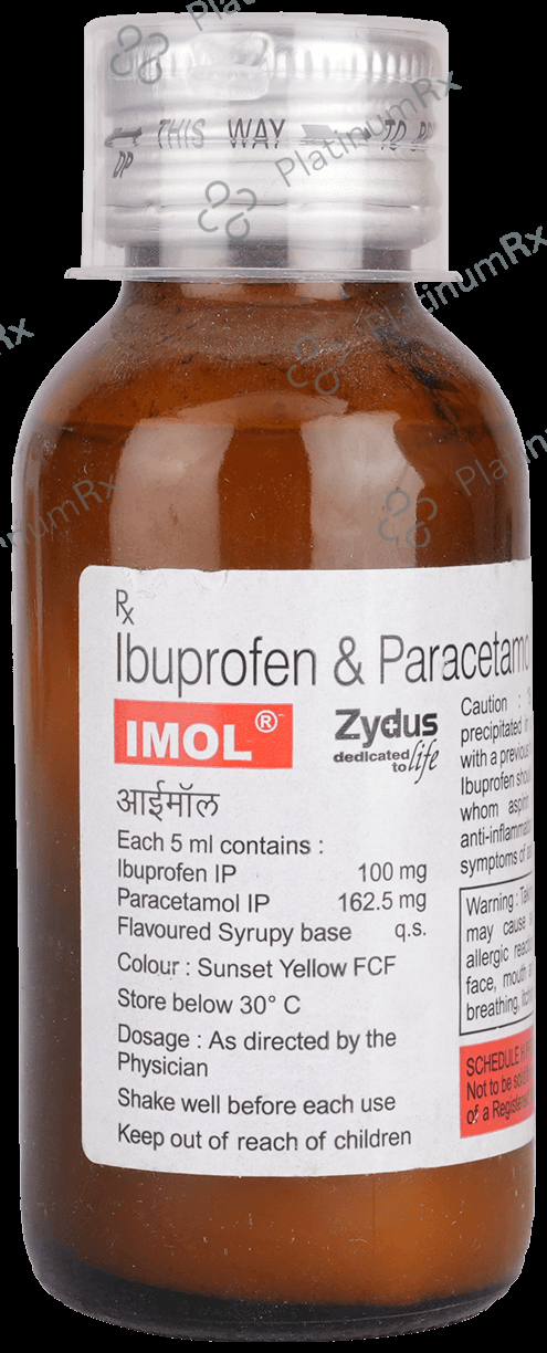 Imol 100/162.5mg Oral Suspension 60ml