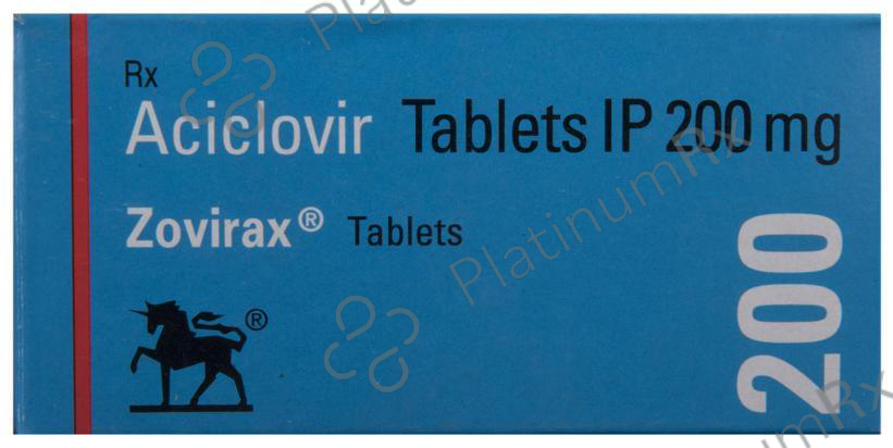 Zovirax 200mg Tablet 5s