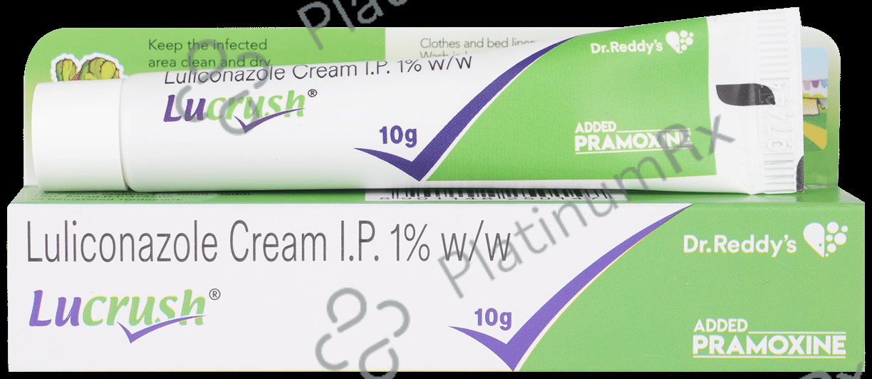 Lucrush 1% Cream 10gm