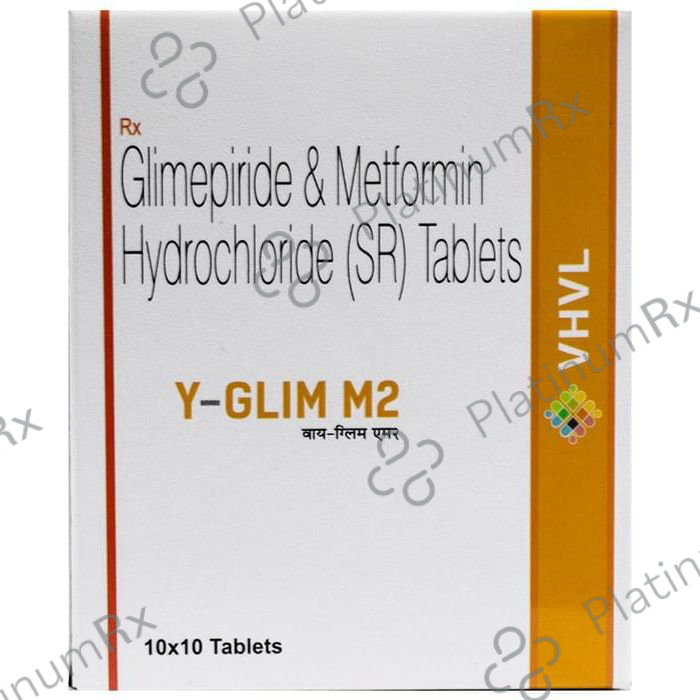 Y Glim M 2mg/500mg Tablet SR