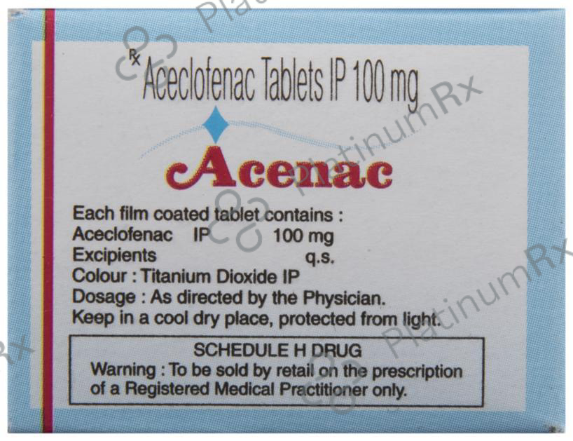 Acenac 100mg Tablet 10s