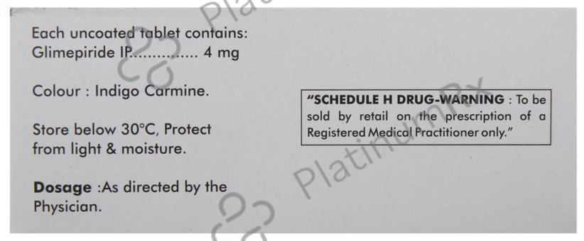 Diapride 4mg Tablet 10s