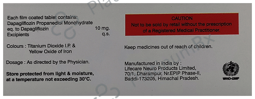 Dapadin 10 Tablet
