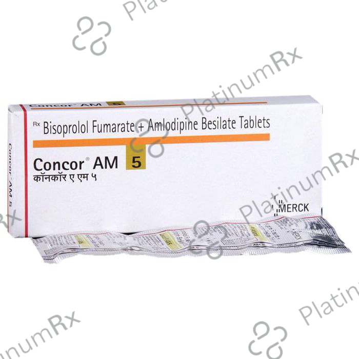 Concor AM 5/5mg Tablet 10s