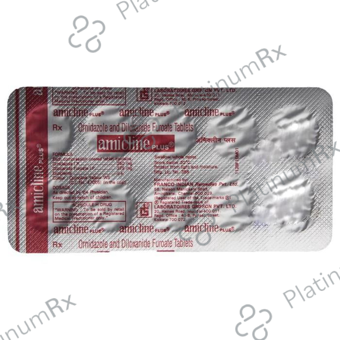Amicline 375/250mg Plus Tablet 10s