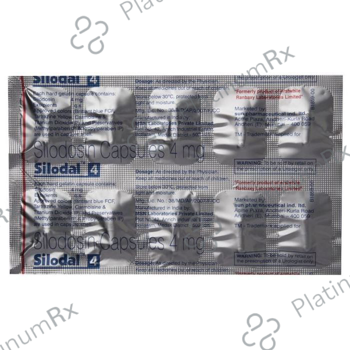 Silodal 4mg Capsule 10s